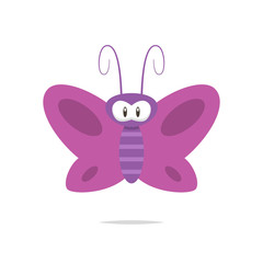Cartoon butterfly vector
