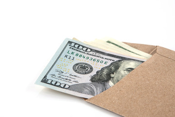  envelope  of cash