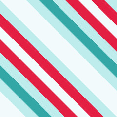 Christmas Diagonal Striped Seamless Pattern