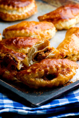 cheesy ground beef empanadas..style rustic