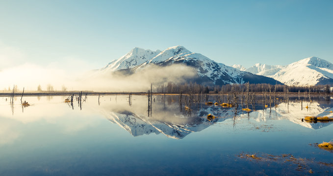 Mirror Lake Anchorage Alaska