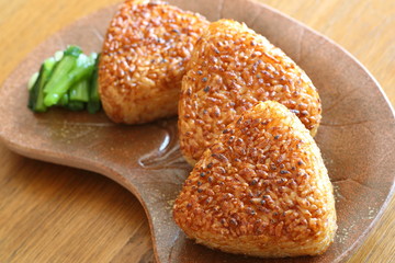 焼きおにぎり　Grilled rice balls