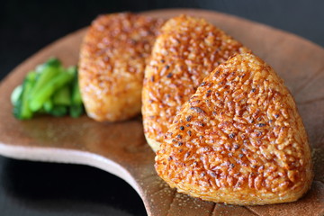 焼きおにぎり　Grilled rice balls