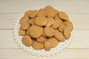 breakfast biscuits in a plastic dish
