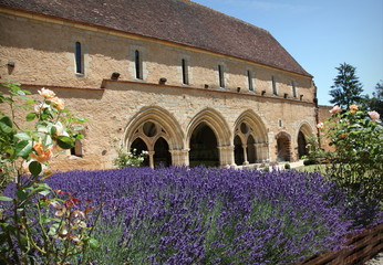 Abbaye bénédictine: salle capitulaire.