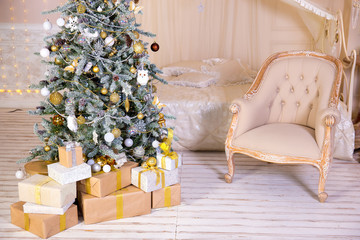 Beautiful christmas interior