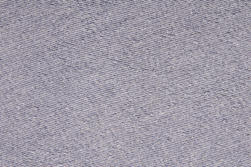 Fototapeta na wymiar the wrong side of the light blue knitted fabric, material backgrounds, cloth texture, empty space, knitted textile backgrounds, wrong side of jersey, backside of knitted materials,