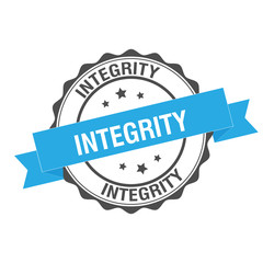 Integrity stamp illustration