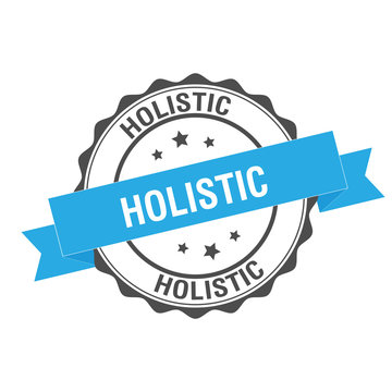 Holistic stamp illustration