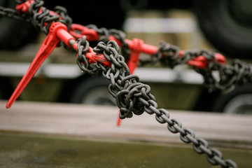 Heavy metal chain and hook
