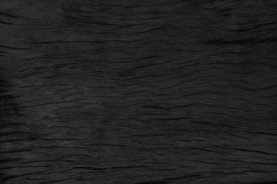 wood black table background. dark top texture blank for design