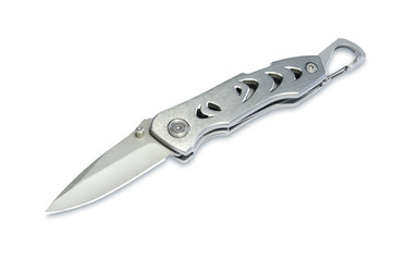 clasp steel knife with a latch hook