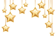 Gold star background