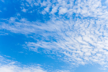 Blue sky and clouds background