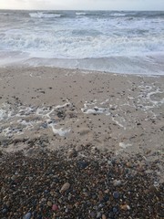Sandstrand an dänemarks Nordseeküste