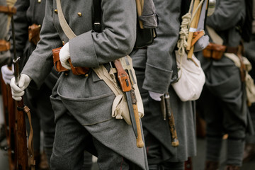 WWI reenactors