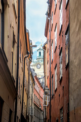 buildings in old town stockholm