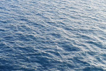 Water surface background blue