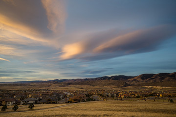 Sunrise in Lakewood, Colorado