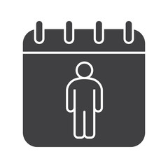 International Men's Day glyph icon