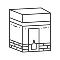 Kaaba linear icon