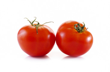 Tomato fresh isolated on white background