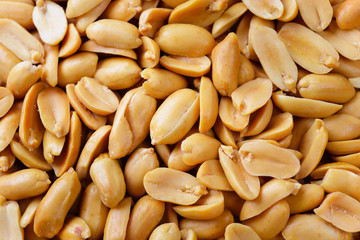 Roasted peanuts background