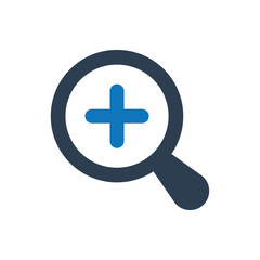 Fototapeta premium zoom in Icon