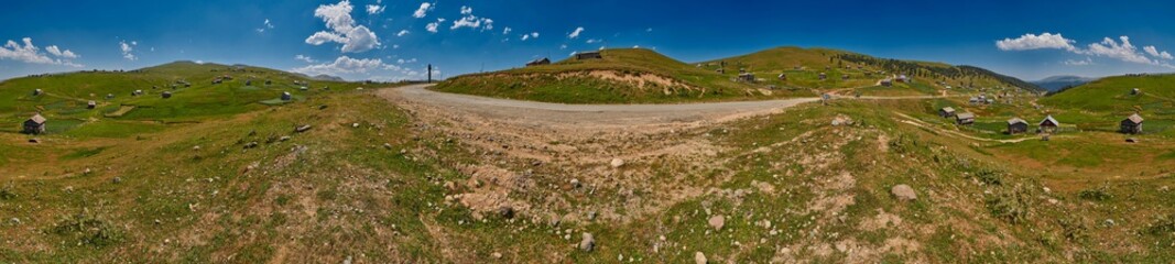 Landscape Panorama of Adjara region of Georgia