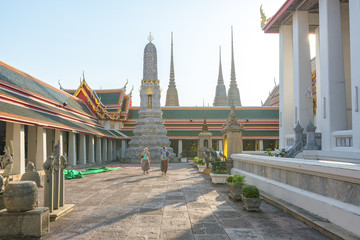 Wat Pho Buddhist temple in Bangkok, Thailand