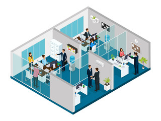 Isometric Law Firm Concept