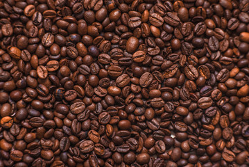 Coffee beans background