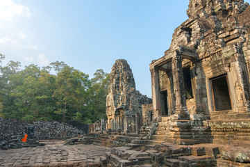 Amazing view of Angkor Wat Temple at sunset, Siem reap, Cambodia