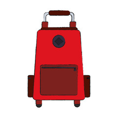 Travel luggage isolated icon vector illustration graphic design