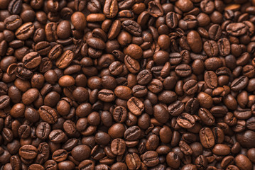 Coffee beans background