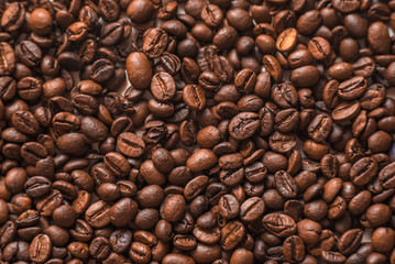Coffee beans background