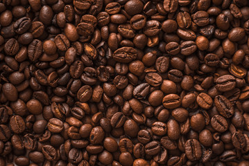Coffee beans background