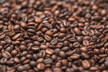 Coffee beans background