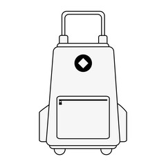 Travel luggage isolated icon vector illustration graphic design