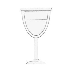 Wine cup isolated icon vector illustration graphic design