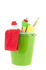Bucket cleaning objects