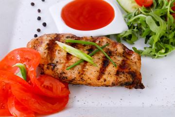 Grilled chicken breast