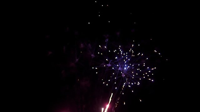 New Year firework display