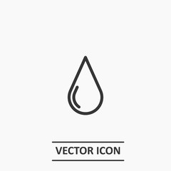 Outline drop  icon illustration vector symbol