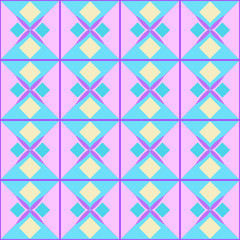 Background. Seamless multicolored pattern. Abstract geometric wallpaper of the surface. Pastel colors. Print for polygraphy, posters, t-shirts and textiles