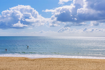 Fototapeta na wymiar View of Bournemouth beach