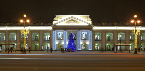  Gostiny Dvor. New Year's St. Petersburg