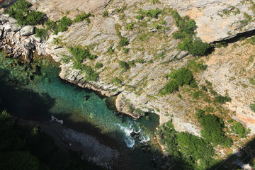 Vview of Tara river, Montenegro