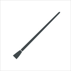 Broomstick icon. Vector illustration