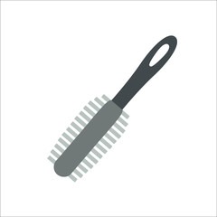Hairbrush icon. Vector illustration